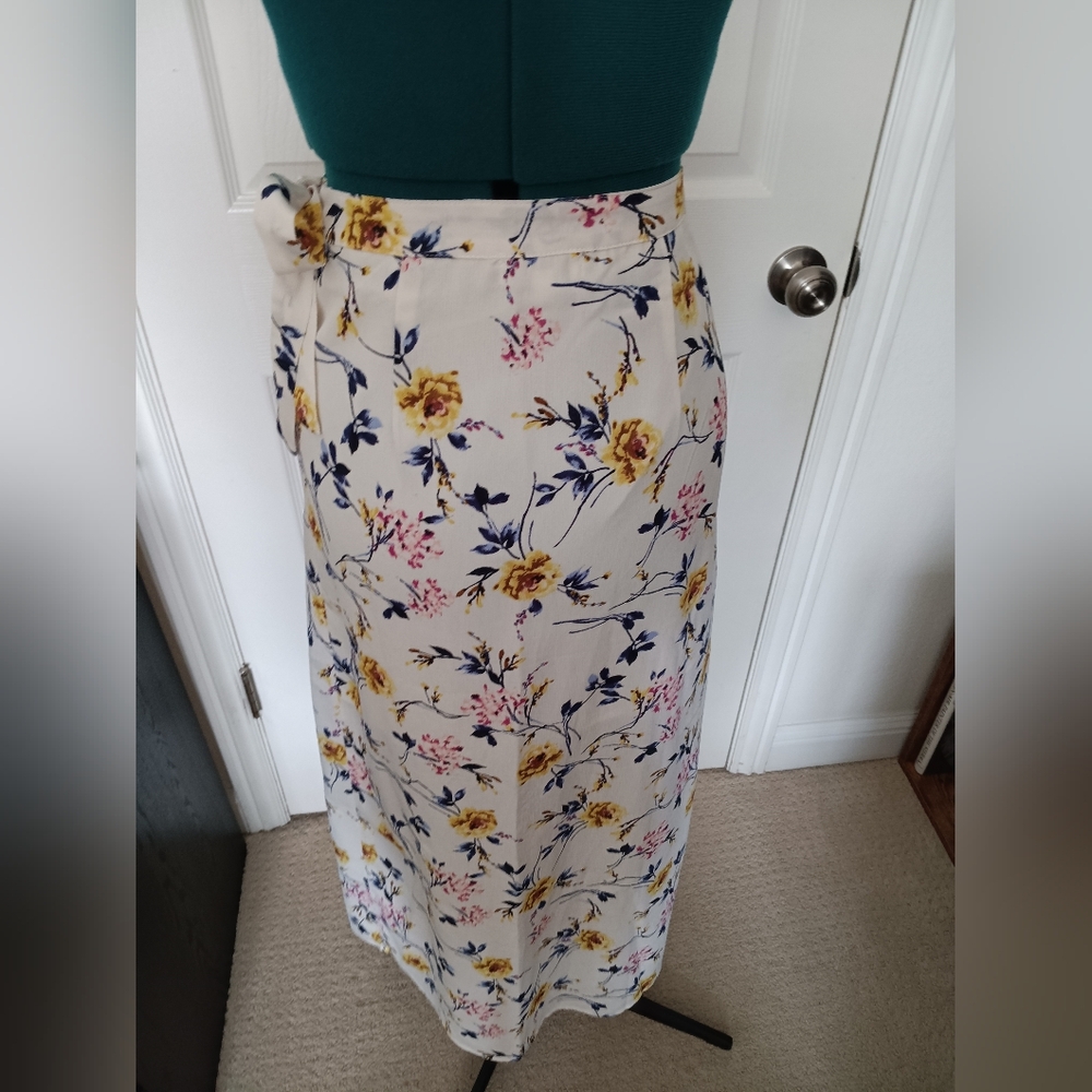 Floral Print Women's Wrap Skirt